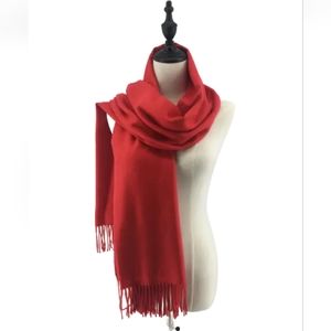Winter Men Women Warm Cashmere Thick Scarf Shawl Wraps Wool Scarves US Seller